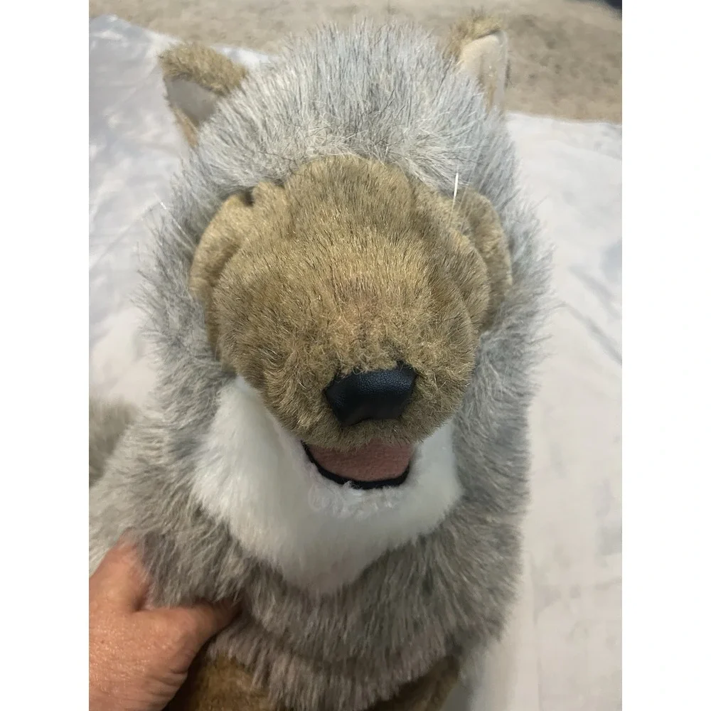 Folkmanis Coyote Dog Wolf Large Full Body Plush Hand Puppet 15